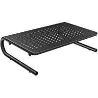 Soporte para Monitor HUANUO con plataforma de metal con ventilación para Monitor- Ordenador Portátil- Impresora…